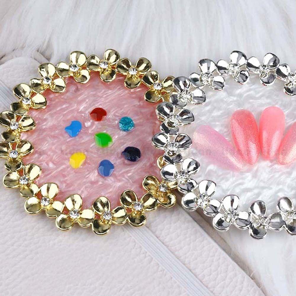 Display Nail Art Palette Color Paint Palette False Nail Tips Display Board Manicure Palette