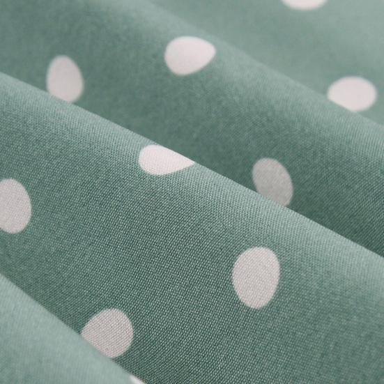 Women Party Dress Dot Print O Neck Sleeveless A-line Big Swing Tight Waist Retro Back Zipper Breathable Prom Banquet Summer Midi Dress