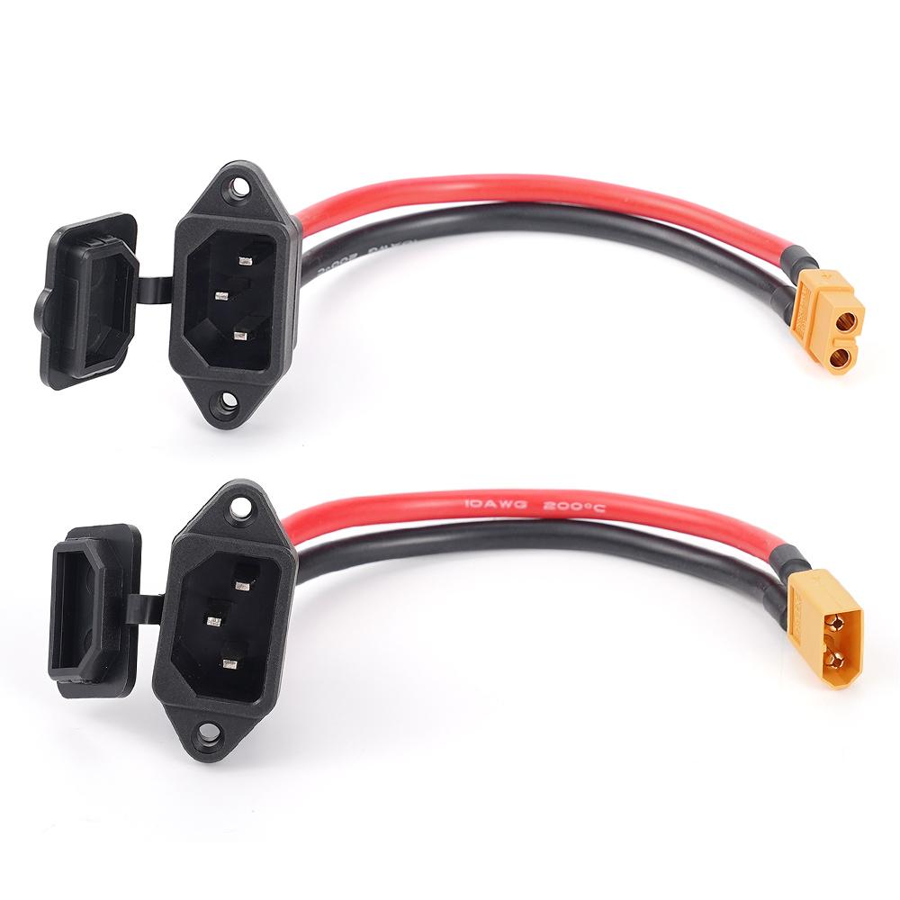 XT60 - 3pin Male/Female Автомобильный зарядный кабель для литиевых аккумуляторов, подходящий для зарядки новых электрических велосипедов