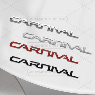 AAAGS1 Автомобиль 3D Металл Для Carnival KA4 Гибрид GT Line Эмблема Значок Наклейки на Кузов Автомобиль Задняя Наклейка Декоративные Аксессуары