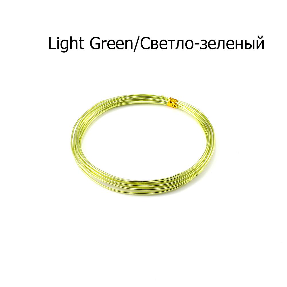 2-10 м/рулон, мягкая анадированная металлическая алюминиевая проволока, универсальная окрашенная проволока ручной работы для рукоделия, флористики для изготовления сережек «сделай сам», ювелирных изделий