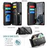 Сумка через плечо для Samsung Galaxy S25 FE Кошелек с RFID-блокировкой 10 держателей для карт Карман на молнии Магнитная застежка-книжка Ремешок на запястье Ремень через плечо