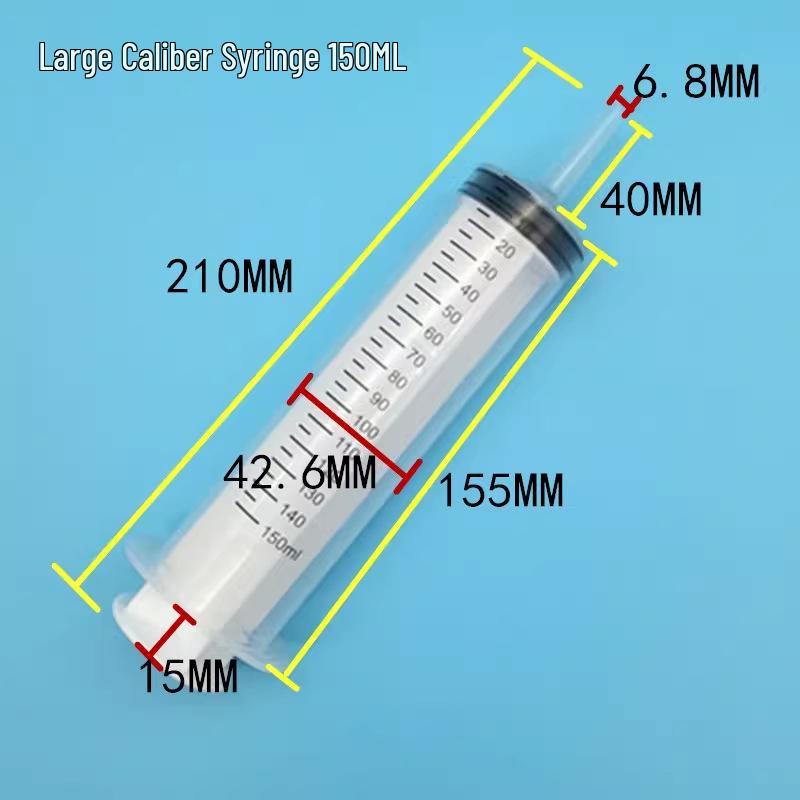 Industrial Needleless Dispensing Syringe with Screw-Thread for Ink Filling - Available in 1/2/5/10/20/30/50/100ml Sizes
