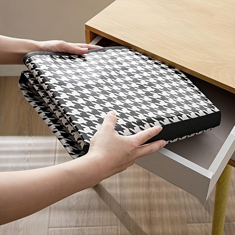 Большая сумка для хранения в гусиную лапку, сверхпрочная складная сумка-тоут на молнии и с ручками для переезда, упаковки, покупок