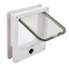 Cat Door Weatherproof 4 Modes Rotary Switch Control Interior Exterior Cat Door for Pets CatsXL