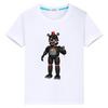 FNAF Boy Summer 100%Cotton Short T-shirt Y2k One Piece Pride Tshirt Anime Tees Cartoon Bear Rabbit Print Tops Kids Clothes Girls