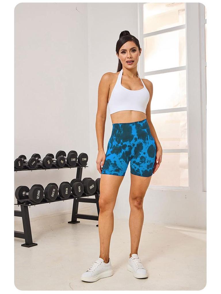 2023 DARCSPORT Женские бесшовные трикотажные фитнес-шорты с головой волка