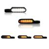 KSHOSIYOK LED Turn Signals for Mini Universal Position Light Motorcycles, Handlebar, Flowing, Sequential, Ultra-Small, Micro, E-Mark, Waterproof, M8,