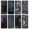 Прозрачный чехол-кейс для печатной платы Samsung S24 S23 S22 S20 S21 FE Ultra S24 S23 S10 S10E S9 S8 Plus 5G