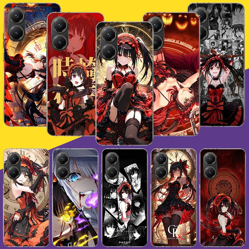 Чехол для телефона Date A Live Токисаки Куруми Для Xiaomi Poco X7 X6 X5 Pro F7 Ultra Redmi 15C 15 13 13C 12 12C 10 10A 10C 9 9A 9C 9T Co