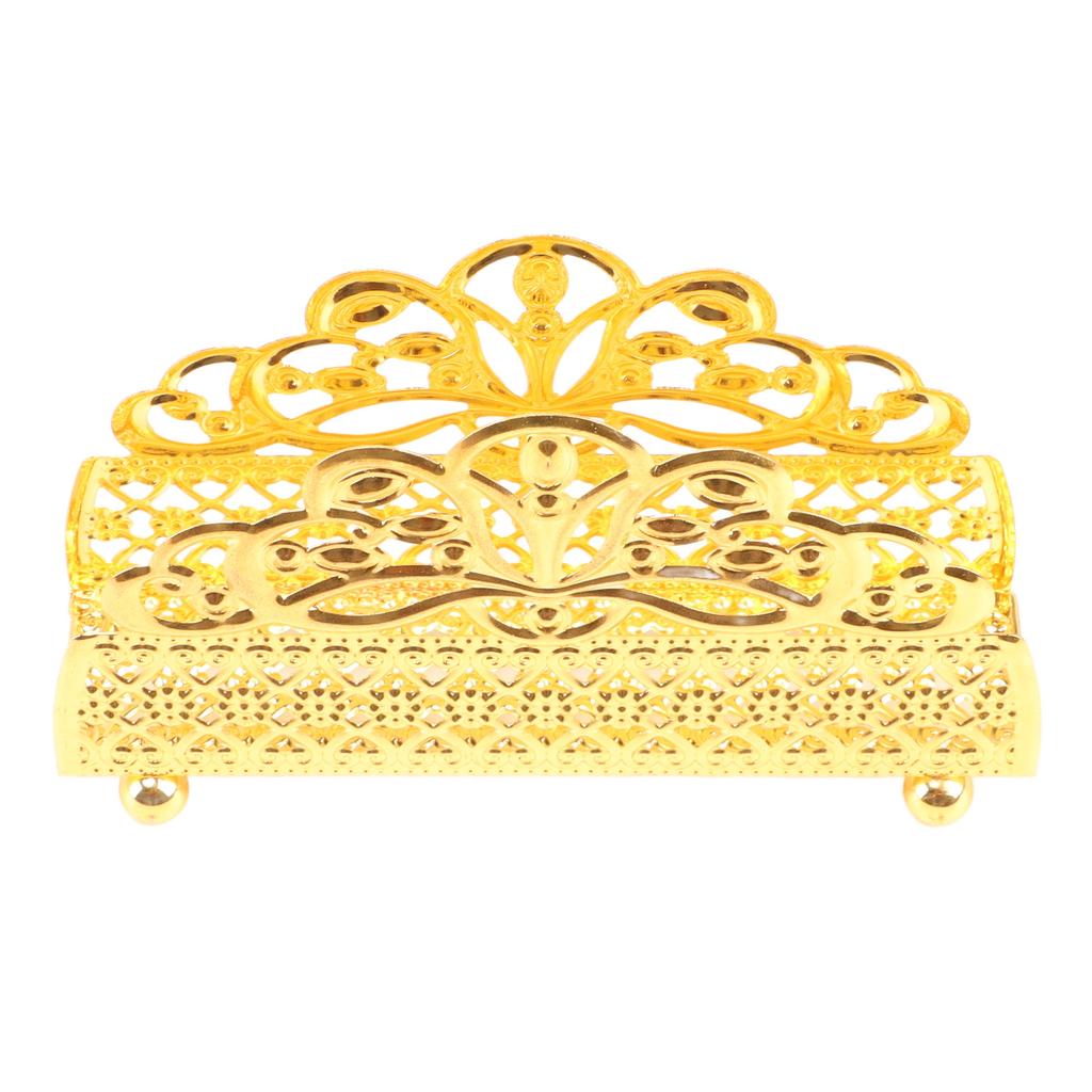 Золотой держатель для салфеток, железный декоративный винтажный диспенсер для бумажных полотенец, декор стола для гостиных, отдыха