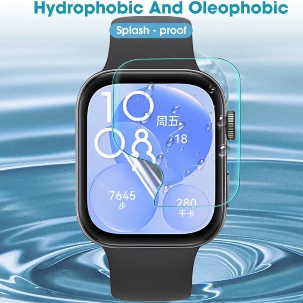 2 шт. прозрачная гидрогелевая пленка против царапин для экрана Huawei Watch Fit 3