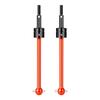 TRINOOD 1Pair Steel CVD Drive Shaft Front Rear Universal Dogbone for 1/10 Tamiya TT02B RC Buggy Car Upgrade Parts