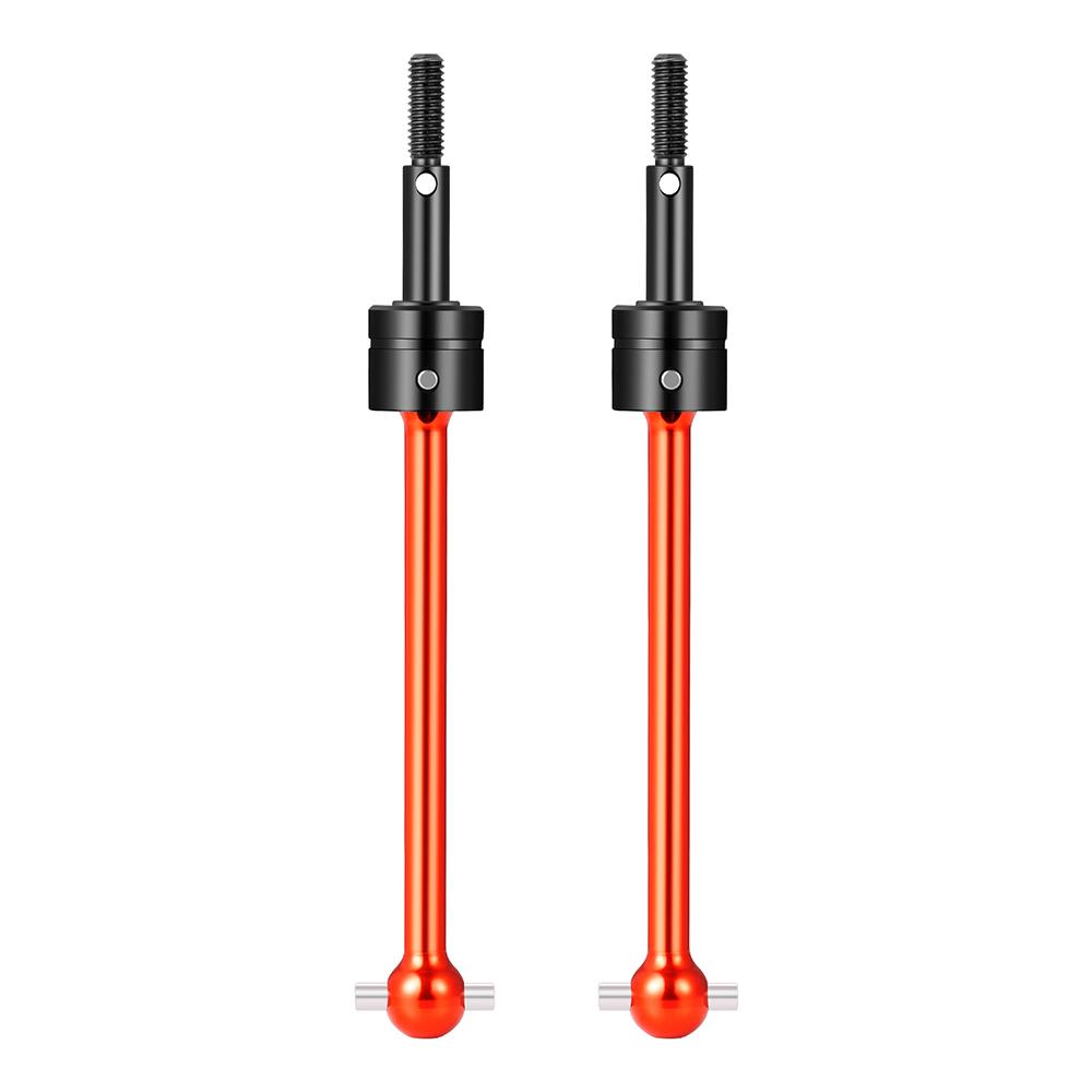 TRINOOD 1Pair Steel CVD Drive Shaft Front Rear Universal Dogbone for 1/10 Tamiya TT02B RC Buggy Car Upgrade Parts