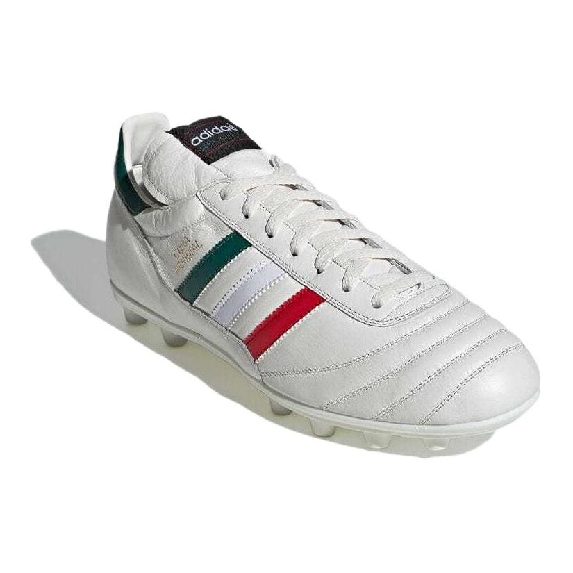 Adidas Copa Series Круглый носок Шнуровка FG (Резиновые длинные шипы) Прочные футбольные бутсы Мужские футбольные бутсы Белые Зеленые Красные IF9463