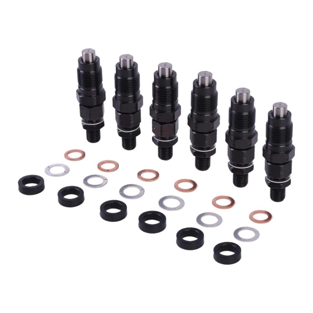 6Pcs Fuel Injector For Toyota 3L Hilux Hiace 2.8L Engine 23600-59105