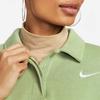 Nike Однотонная рубашка поло с длинным рукавом, женские топы Matcha DQ5868-334