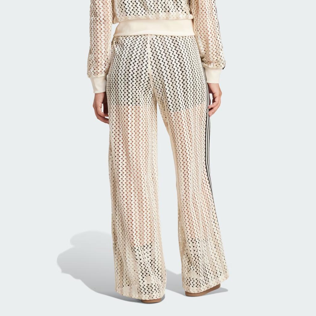 Adidas Оригинальные брюки для тренировок Firebird с тремя полосками, летний блеск, женские, белые KC0760