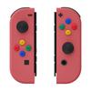 eXtremeRate Switch Replacement Shell for Handheld Controller Housing Case for Switch and Switch Comes with 8 Colorful DIY Replacement Case for