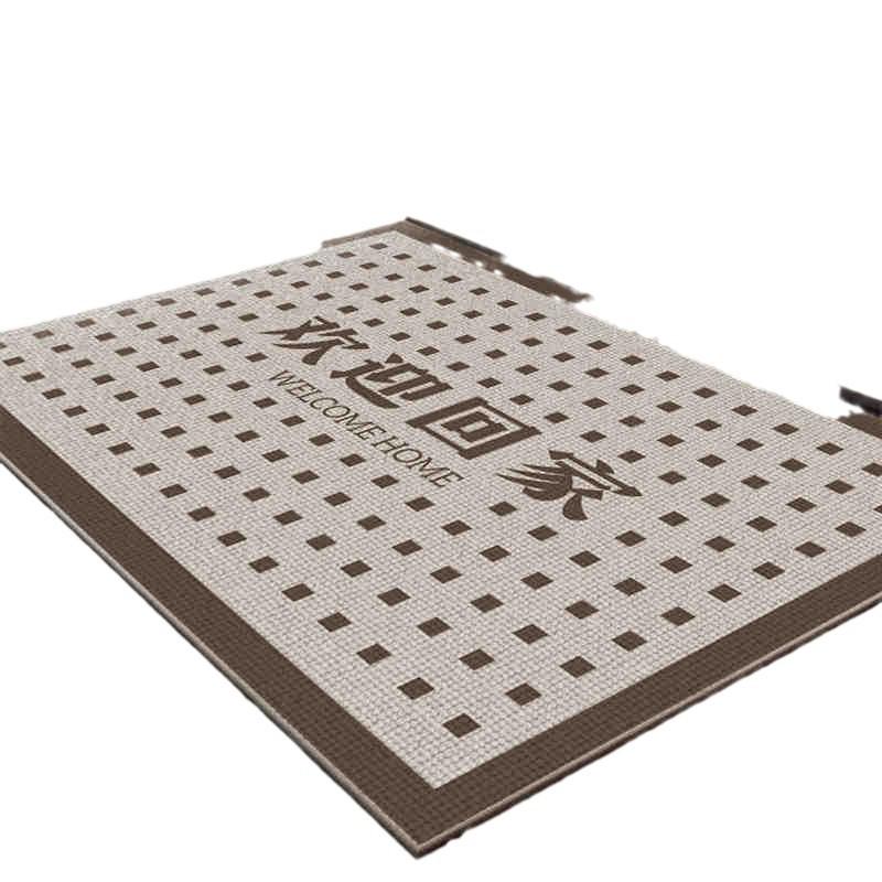 New Chinese-Style Entrance Door Porch Ring Fleece Floor Mat, Advanced Sense Of Door Entry, Dirt-Resistant And Easy To Take Care Of
