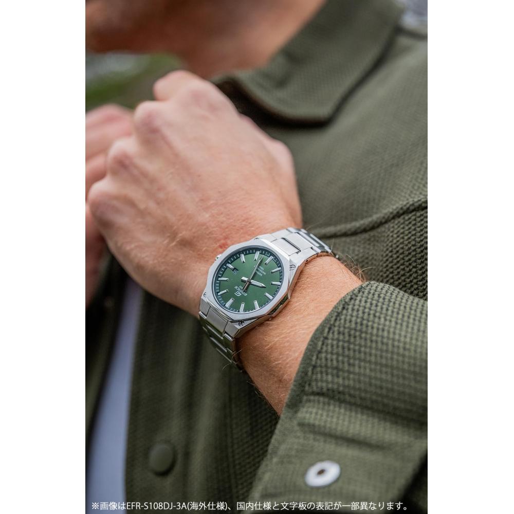 EDIFICE [Casio] Часы сапфировое стекло EFR-S108DJ-1AJF мужские серебристые
