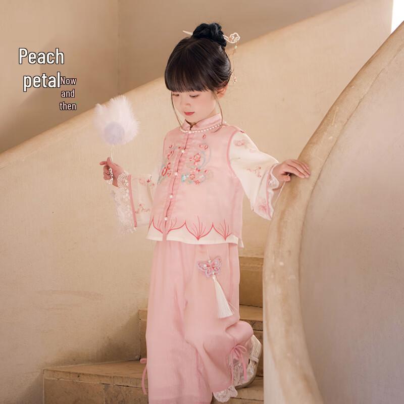 Новый набор Hanfu в китайском стиле для девочек, костюм Тан