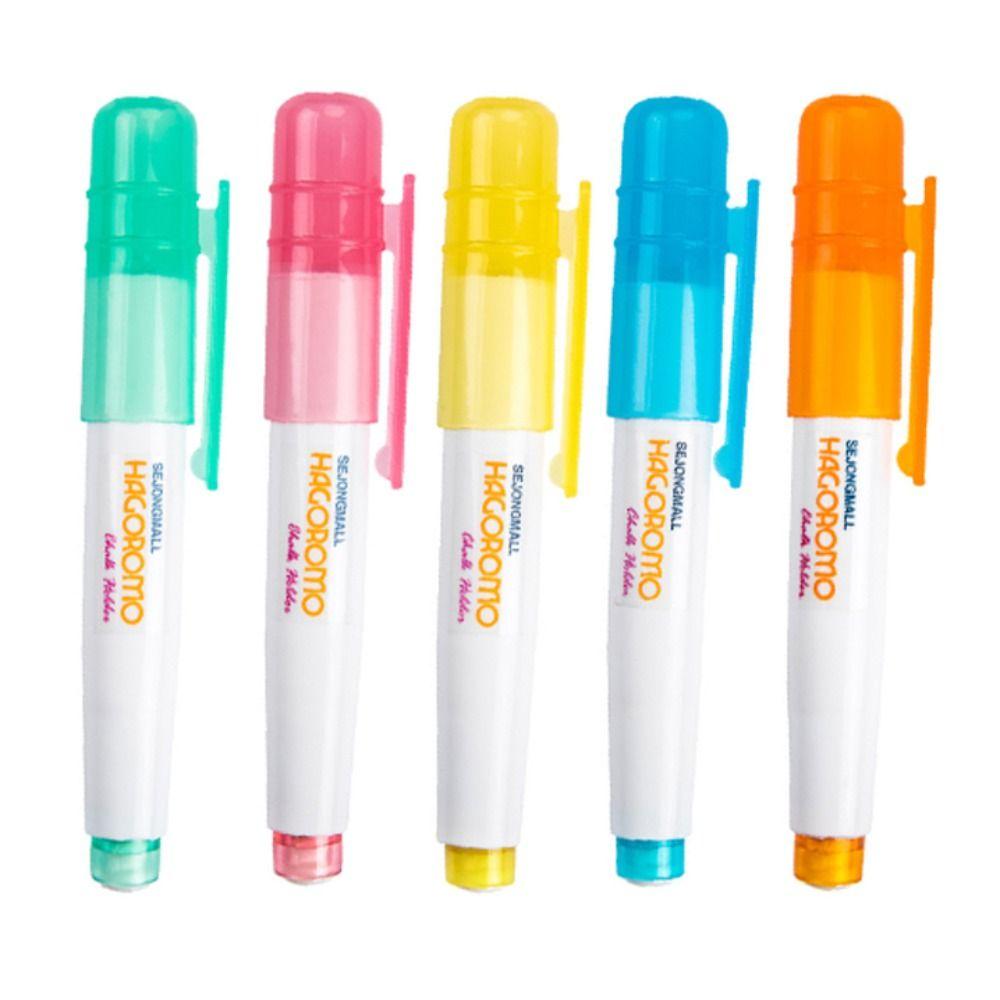 Writing/Coloring Dust-free Chalk White/Multicolou Chalk Protector Durable Blackboard Write Tool