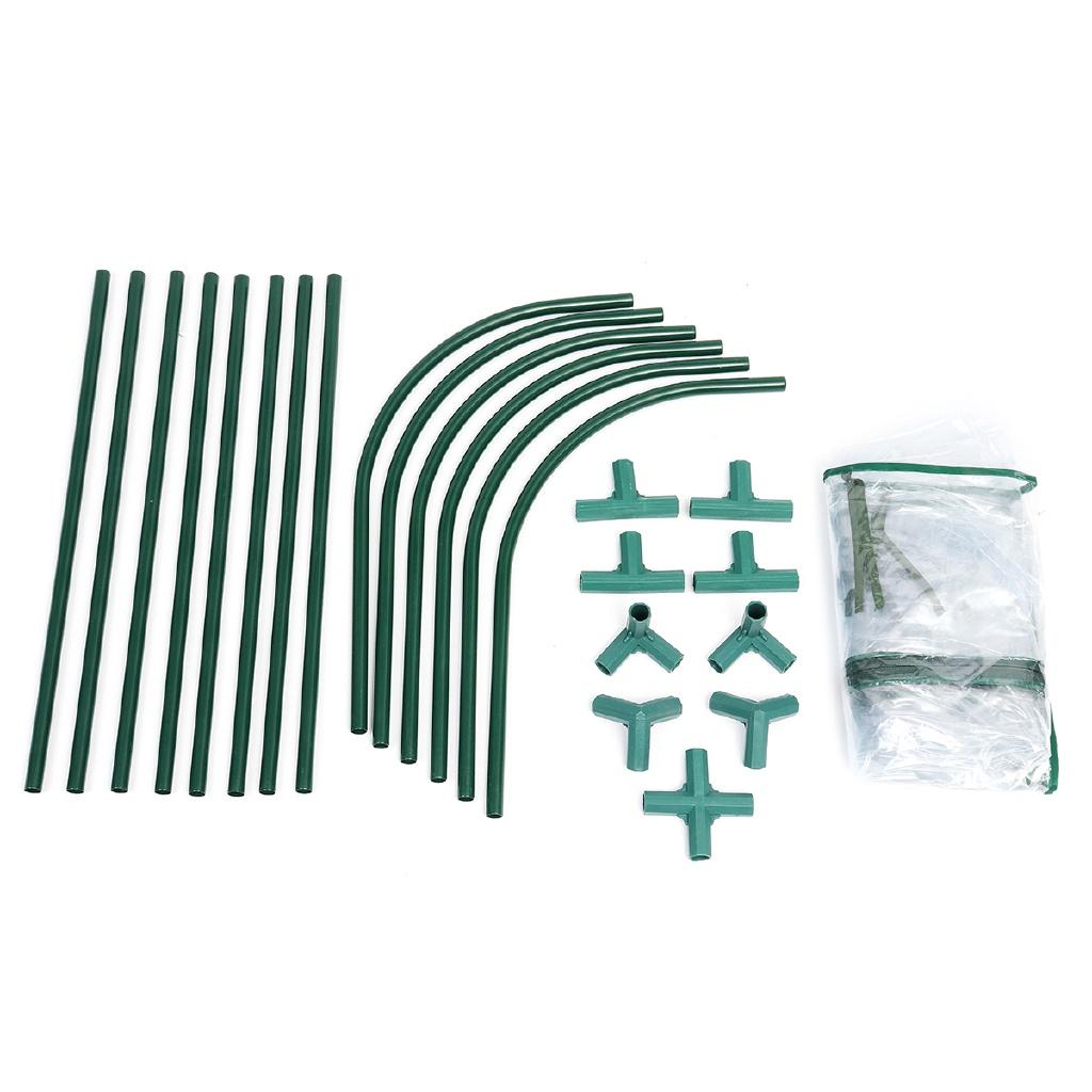 Уличный каркас для укрытия растений, съемный стальной, на молнии, садовая теплица, ПВХ, теплый сад, бытовая теплица для растений