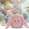 Easter Decoration Basket Plush DIY Basket Resurrection Bunny Decoration