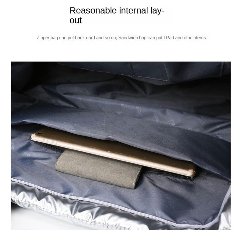 Расширяемая дорожная сумка, водонепроницаемая, с карманом на ручке, повседневная женская сумка