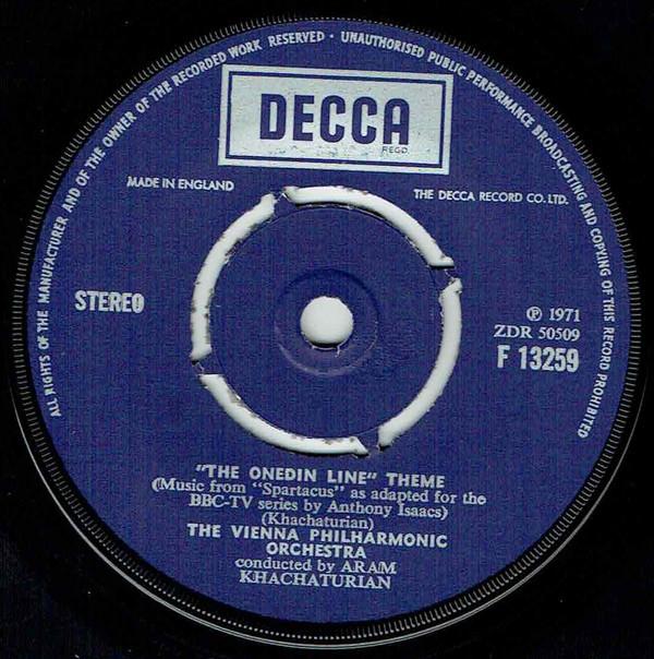 7-дюймовая пластинка WIENER PHILHARMONIKER Тема из сериала «Линия Онедина» F13259 Decca 1971 Великобритания Классическая Б/у