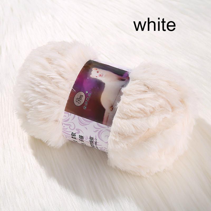 50 г/рулон шерстяной пряжи ручной работы, шарф, свитер, связанный крючком, толстая бархатная нить, шерстяная пряжа «сделай сам»