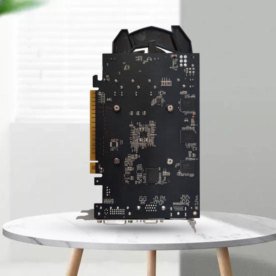 Видеокарта GTX1050TI Независимое Быстрое Рассеивание Тепла Множество Интерфейсов 4 ГБ Продуваемая Видеокарта для ПК для Офиса