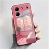 Phone Case For ZTE Blade A54 4G Jelly Soft Black Cover Dreamy Style Pattern Sunset Moonlight Casing ZTE Blade A54 4G Casing
