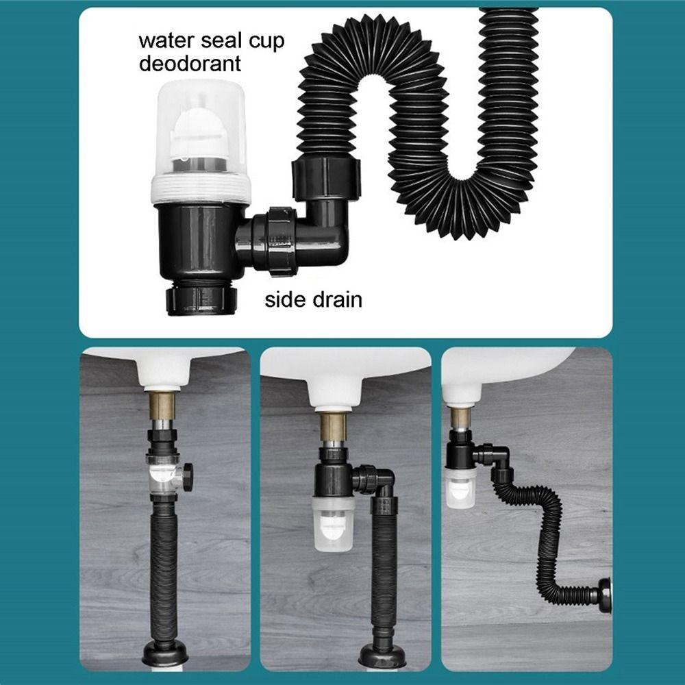 Ванная комната Главная Сантехника Умывальник Трубопровод Раковина Дезодорант Фильтр Сливной шланг для раковины Канализационная труба