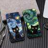 Чехол для телефона 'Звездное небо с кошкой' для Samsung Galaxy A57 A56 A37 A55 A36 A26 A54 A52 A35 A34 A25 A17 A16 A15 A07 A06 Мягкий чехол