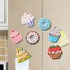 Cartoon Fine Workmanship Small Refrigerator Magnet Cute Cake 3D Fridge Magnet Sticker Kitchen Decor