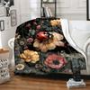 1PC Floral Animal Heart Blanket Soft Comfortable All Seasons Perfect Sofa Office Travel Home Gift Idea