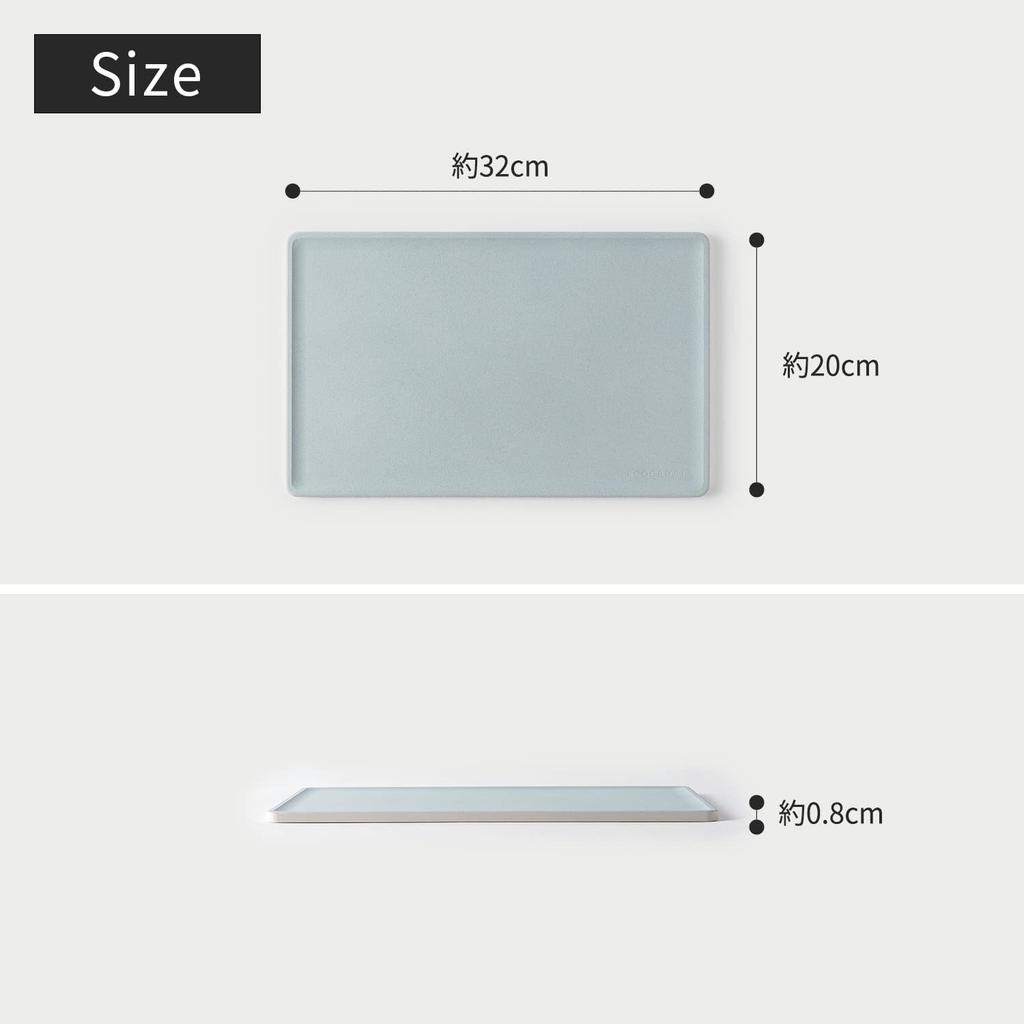 Marna Ecocarat Draining Tray for Bathroom Small Item Drying Fast K688W (Diatomaceous Earth-Free/Quick-Drying/White) Sinks, (Dehumidifying, Drying)