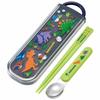 Chopstick Spoon Set Dinosaur CCA1 Made In Japan-A