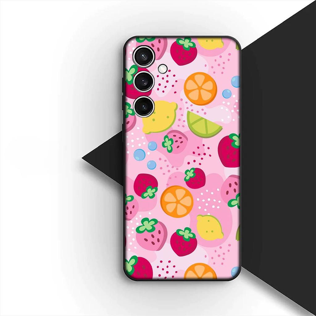 Cover for Samsung Galaxy S10 S8 S9 Plus A33 A34 A31 70 A71 A72 Note 20 9 8 S10E Phone Case Watermelon Fruit Strawberry Summer