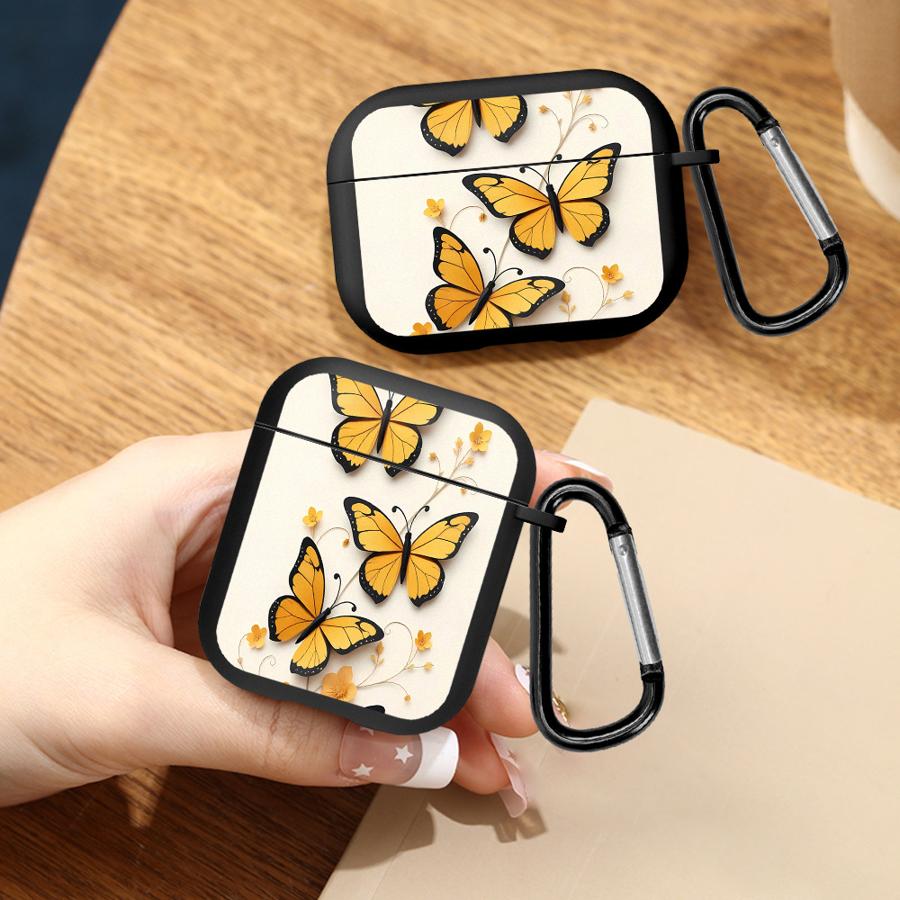 Case For Airpods Pro2 1 4 3 Pro Pro3 2 Earphone Cases Cover Beautiful Butterfly