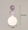 Nordic Modern Simple LED Ceiling Подвесные Светильники Интерьер Коридор Кафе Спальня Прикроватные Подвесные Светильники Кремовая Лампа Маленькое Освещение