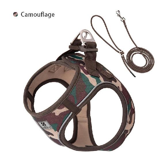 Dog Harness Leash Set for Small Medium Dog Adjustable Reflective Puppy Cat Harness Pet Vest Chihuahua Dachshund Outdoor Walking