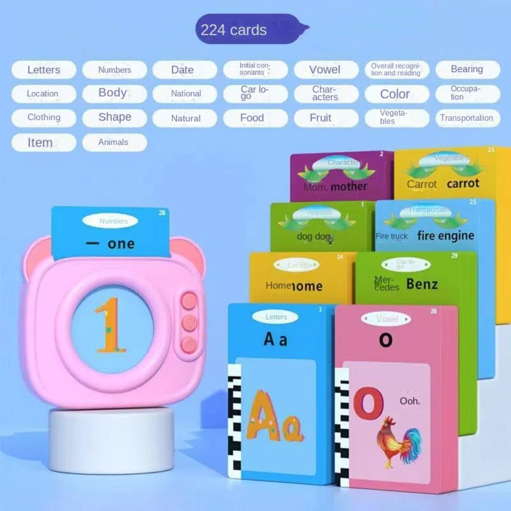 Изучение языка Разговорные Флэш-карты Дети Аудио Электронные карточки Книга Раннее образование