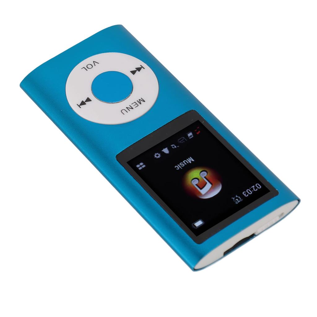 Portable MP3 Music Player 1.8inch TFT Screen HiFi Sound 7 Sound Effect Modes USB Rechargeable