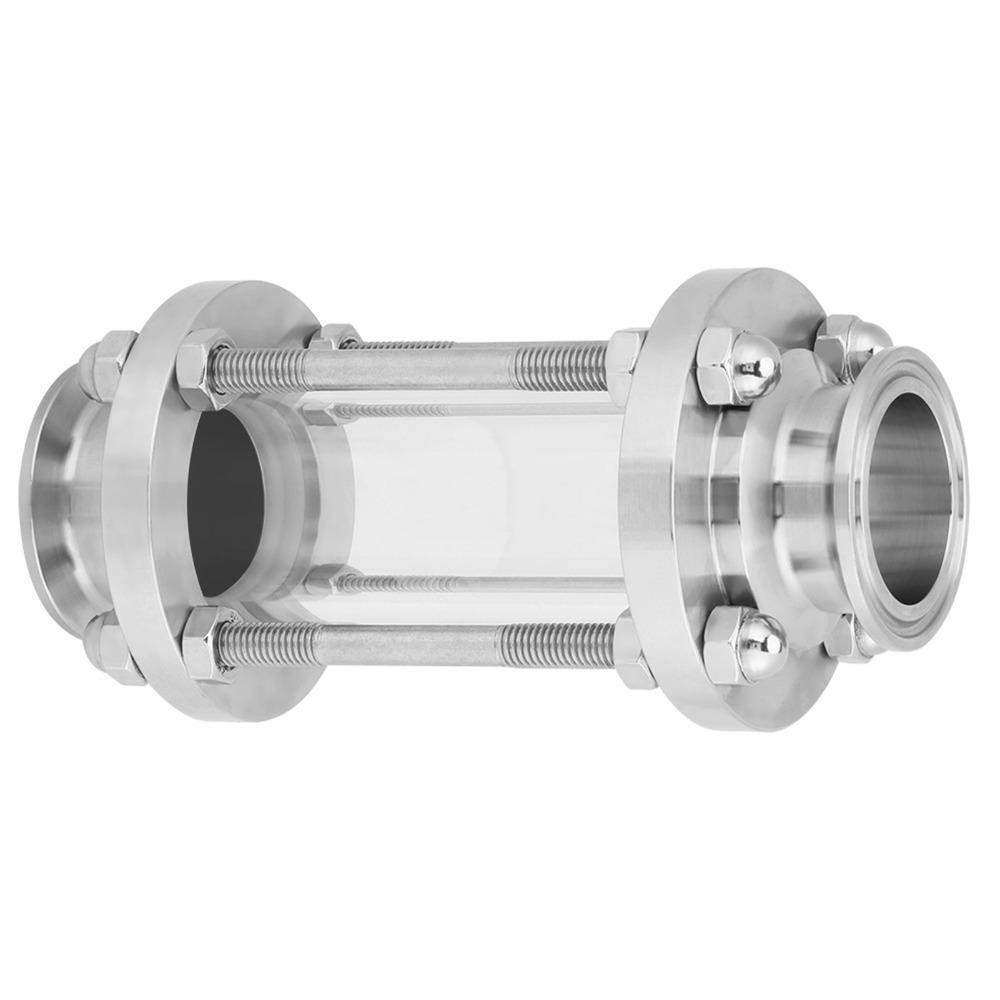 Stainless Steel 304 Flow Sight Glass Sanitary Grade Sanitary Flow Glass  Sanitary Pipeline