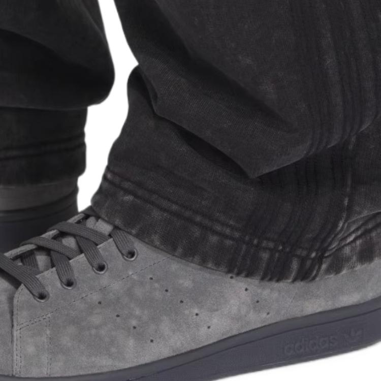 Adidas Оригинальные потертые удобные дышащие мягкие повседневные брюки мужские низы черного цвета KA6761