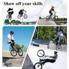 Bicycle Pegs Anti Skid Lead Foot For BMX Bike Fit 3/8'' Axle Footrest-Lever Bike Pegs Aluminum Alloy Bicycle Accessories