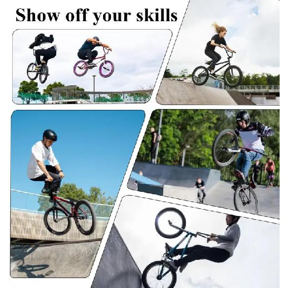 Bicycle Pegs Anti Skid Lead Foot For BMX Bike Fit 3/8'' Axle Footrest-Lever Bike Pegs Aluminum Alloy Bicycle Accessories